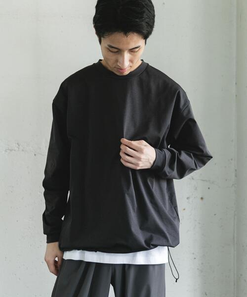 URBAN RESEARCH DOORS(アーバンリサーチドアーズ)の「URD Drawstring Long-Sleeve T-shirts(Tシャツ/カットソー・メンズ・ホワイト/チャコールグレー/グレー・MEDIUM/LARGE)」の19枚目の写真
