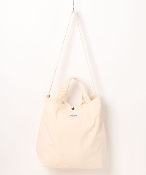 SIERRA DESIGNS（シェラデザイン）の「【記念生産】60th ANNIVERSARY CANVAS TOTE（トートバッグ・レディース・ホワイト・ONE SIZE）」の2枚目の写真