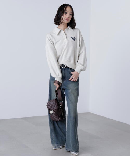 FREE'S MART（フリーズマート）の「ポロスウェットプルオーバー（スウェット・レディース・ホワイト系その他/グレー系その他・FREE）」の10枚目の写真