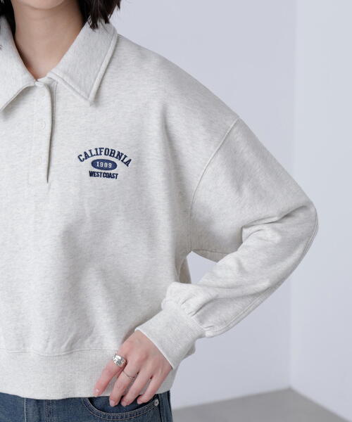 FREE'S MART（フリーズマート）の「ポロスウェットプルオーバー（スウェット・レディース・ホワイト系その他/グレー系その他・FREE）」の18枚目の写真