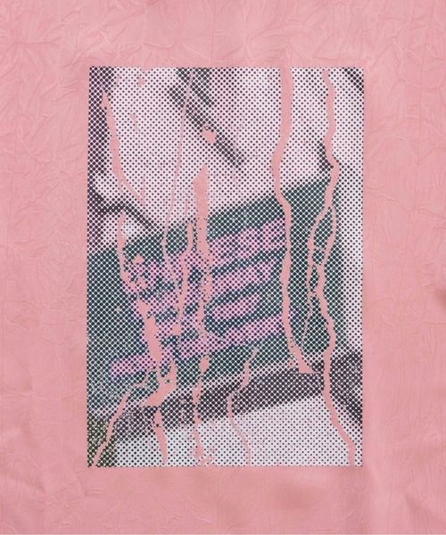MAISON SPECIAL(メゾンスペシャル)の「Dot Photo Print Satin T-Shirt/ドットフォトプリントサテンTシャツ(Tシャツ/カットソー・レディース・ホワイト/ピンク/ブラック・FREE)」の15枚目の写真