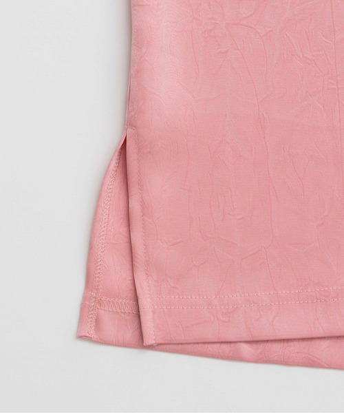MAISON SPECIAL(メゾンスペシャル)の「Dot Photo Print Satin T-Shirt/ドットフォトプリントサテンTシャツ(Tシャツ/カットソー・レディース・ホワイト/ピンク/ブラック・FREE)」の16枚目の写真