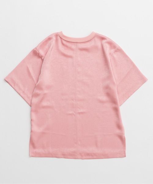 MAISON SPECIAL(メゾンスペシャル)の「Dot Photo Print Satin T-Shirt/ドットフォトプリントサテンTシャツ(Tシャツ/カットソー・レディース・ホワイト/ピンク/ブラック・FREE)」の17枚目の写真