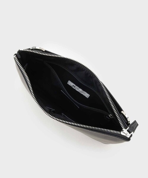 tk.TAKEO KIKUCHI（ティーケータケオキクチ）の「Refined Leather サコッシュ（ショルダーバッグ・メンズ・ブラック/ダークブラウン/ブラック系・00）」の13枚目の写真