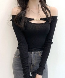 meJane（ミージェーン）の「2点セット 金具付きボレロ＆ホルターキャミソール（アンサンブル）」