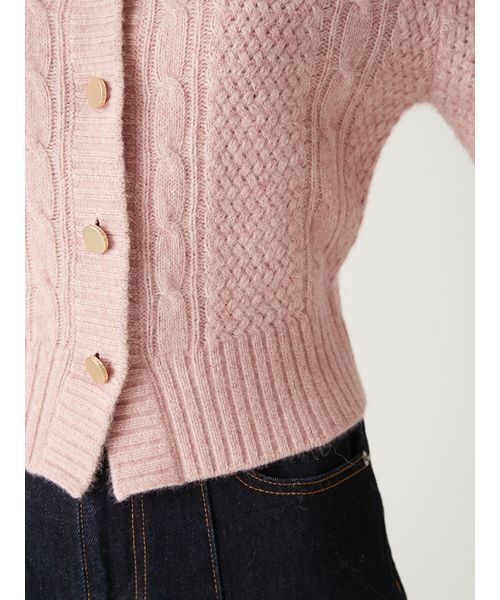 René ピンク ストライプニットアンサンブル René ピンク ストライプニットアンサンブル René ピンク ストライプ