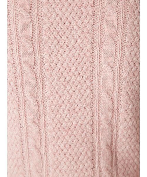 セール】ラクーンケーブルニットアンサンブル／ウォッシャブル