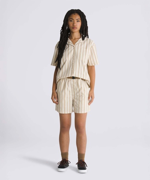 VANS（バンズ）の「SPITFIRE ウィメンズ ショーツ / SPITFIRE WHEELS SHORT SPITFIRE VN000GJSDJR1（その他パンツ・レディース・ベージュ・MEDIUM/SMALL/X-SMALL）」の3枚目の写真