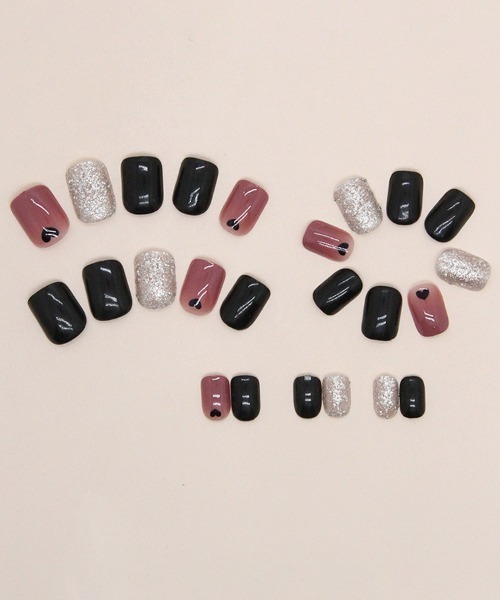 セール】簡単にネイルチップ ハンドネイルチップ チークフレンチ