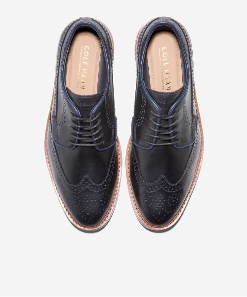 COLE HAAN(コールハーン)の「ジャドソン グランド ウィングチップ オックスフォード mens(ドレスシューズ・メンズ・ネイビー・7.5/8/8.5/9/9.5/10/10.5/7)」の4枚目の写真
