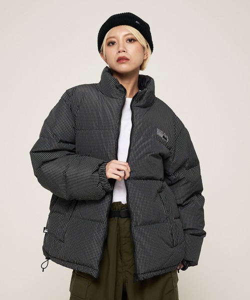 FIRST DOWN（ファーストダウン）の「バブルダウンジャケット グラフチェック（ダウンジャケット/コート・メンズ・ホワイト/ブラック・M/L/XL）」の8枚目の写真