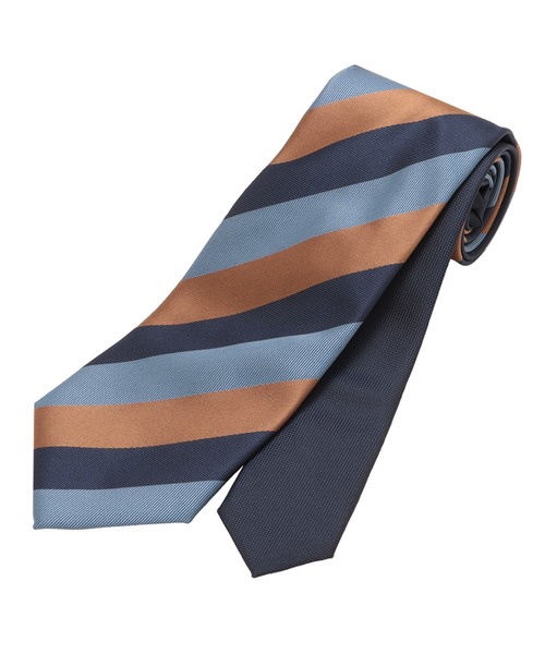 TOKYO SHIRTS（トウキョウシャツ）の「チェンジタイ ベーシックネクタイ（ネクタイ・メンズ・ブラウン系1/ネイビー系1/ブルー/ネイビー系2/ブラウン系3/ネイビー系3/ネイビー系4/ブラウン系2・FREE）」の4枚目の写真