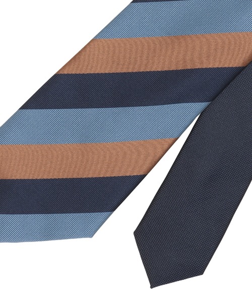 TOKYO SHIRTS（トウキョウシャツ）の「チェンジタイ ベーシックネクタイ（ネクタイ・メンズ・ブラウン系1/ネイビー系1/ブルー/ネイビー系2/ブラウン系3/ネイビー系3/ネイビー系4/ブラウン系2・FREE）」の16枚目の写真