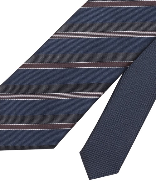 TOKYO SHIRTS（トウキョウシャツ）の「チェンジタイ ベーシックネクタイ（ネクタイ・メンズ・ブラウン系1/ネイビー系1/ブルー/ネイビー系2/ブラウン系3/ネイビー系3/ネイビー系4/ブラウン系2・FREE）」の18枚目の写真