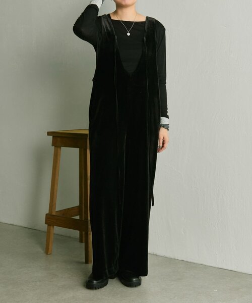 ベロアサロペット【SUM1 STYLE】（その他トップス）｜ear PAPILLONNER