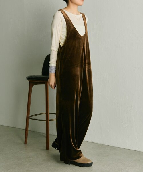 ベロアサロペット【SUM1 STYLE】（その他トップス）｜ear PAPILLONNER