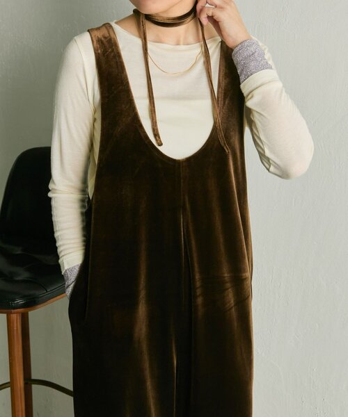セール】ベロアサロペット【SUM1 STYLE】（その他トップス