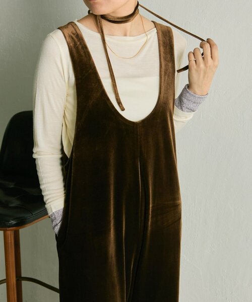 セール】ベロアサロペット【SUM1 STYLE】（その他トップス）｜ear