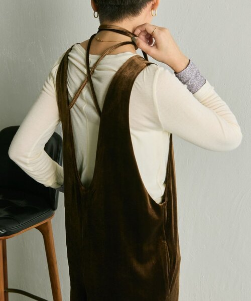 ベロアサロペット【SUM1 STYLE】（その他トップス）｜ear PAPILLONNER