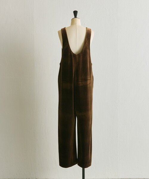 ear PAPILLONNER（イアパピヨネ）の「ベロアサロペット【SUM1 STYLE】（その他トップス・レディース・ブラック/ブラウン・FREE）」の8枚目の写真