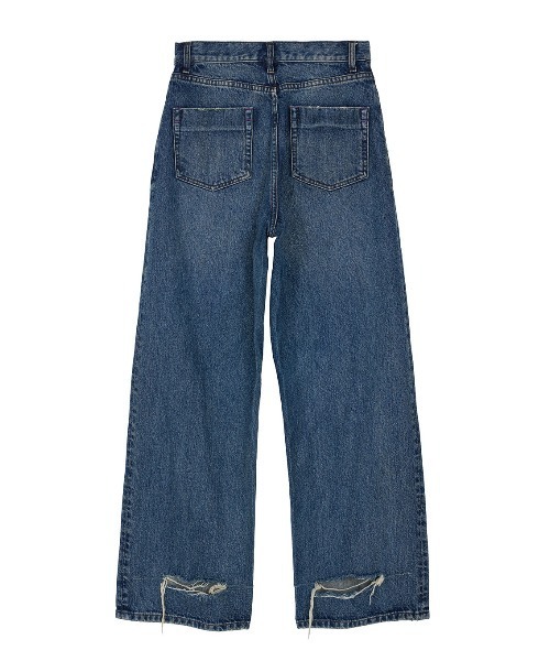 ELCHELE(エルチェレ)の「HEM NOTCH E41 DENIM(デニムパンツ・レディース・インディゴブルー・24/25/26)」の11枚目の写真
