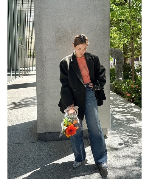ELCHELE(エルチェレ)の「HEM NOTCH E41 DENIM(デニムパンツ・レディース・インディゴブルー・24/25/26)」の7枚目の写真