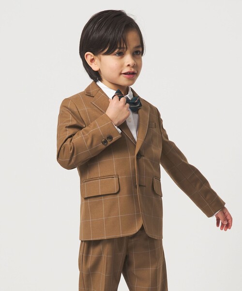 ウィンドペン チェック ジャケット / キッズ 110cm-130cm（スーツ