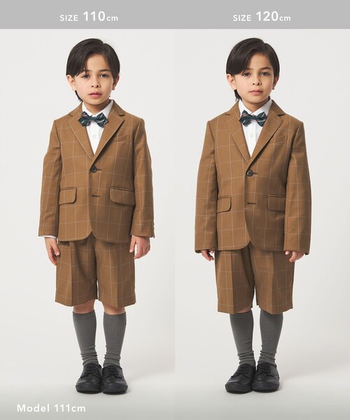 ウィンドペン チェック ジャケット / キッズ 110cm-130cm（スーツ