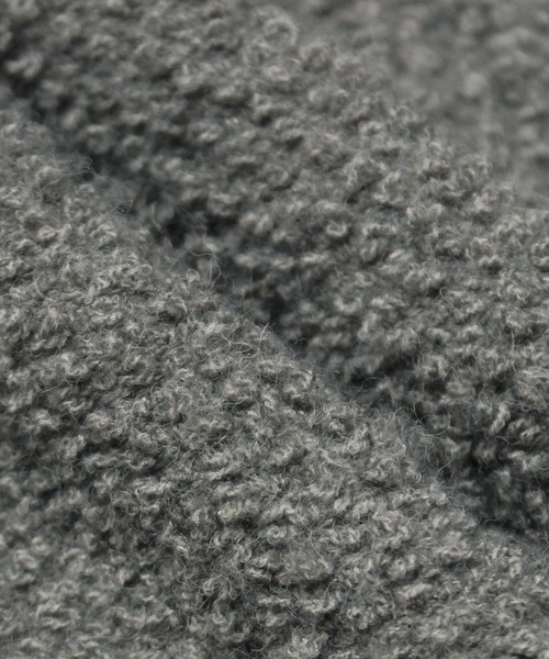 LAVEANGE（ラビアンジェ）の「【洗える】ループニットカーディガン（カーディガン/ボレロ・レディース・チャコールグレー/ブラック・4L/3L/F）」の13枚目の写真