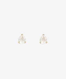 K10 イエローゴールド クォーツ しずく ピアス ESTELLE/エステール WEB限定