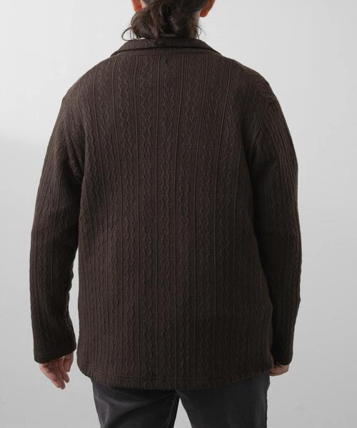 ITEMS URBANRESEARCH（アイテムズ アーバンリサーチ）の「ニット テーラード ジャケット（その他アウター・メンズ・グレー/ブラック/ネイビー/ダークブラウン・MEDIUM/LARGE）」の22枚目の写真