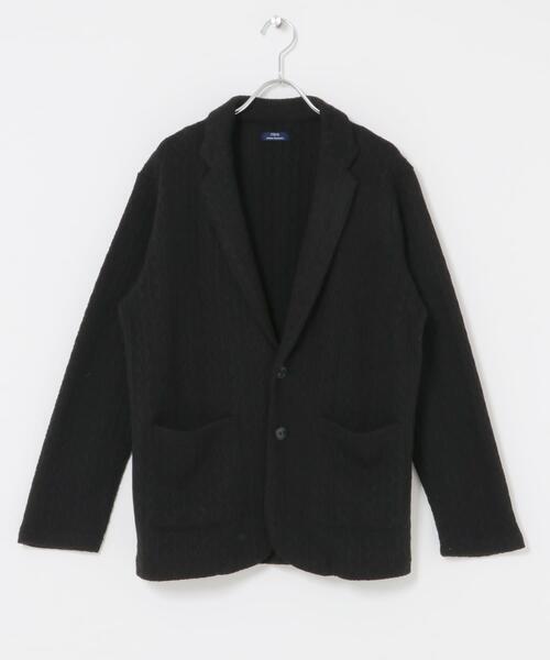 ITEMS URBANRESEARCH（アイテムズ アーバンリサーチ）の「ニット テーラード ジャケット（その他アウター・メンズ・グレー/ブラック/ネイビー/ダークブラウン・MEDIUM/LARGE）」の15枚目の写真