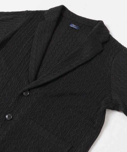 ITEMS URBANRESEARCH（アイテムズ アーバンリサーチ）の「ニット テーラード ジャケット（その他アウター・メンズ・グレー/ブラック/ネイビー/ダークブラウン・MEDIUM/LARGE）」の16枚目の写真