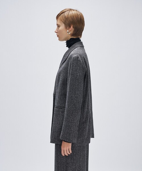 cloenc（クロエンス）の「ヘリンボーンテーラードジャケット（テーラードジャケット・レディース・ブラック系3/ダークブラウン系3・02/01/03）」の11枚目の写真