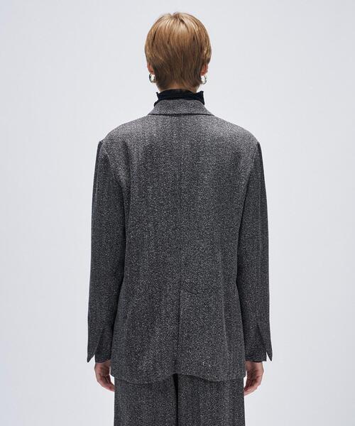 cloenc（クロエンス）の「ヘリンボーンテーラードジャケット（テーラードジャケット・レディース・ブラック系3/ダークブラウン系3・02/01/03）」の12枚目の写真