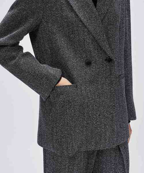 cloenc（クロエンス）の「ヘリンボーンテーラードジャケット（テーラードジャケット・レディース・ブラック系3/ダークブラウン系3・02/01/03）」の13枚目の写真