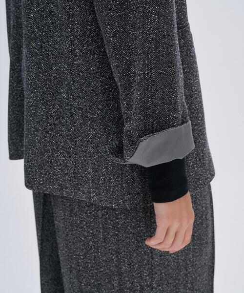 cloenc（クロエンス）の「ヘリンボーンテーラードジャケット（テーラードジャケット・レディース・ブラック系3/ダークブラウン系3・02/01/03）」の16枚目の写真