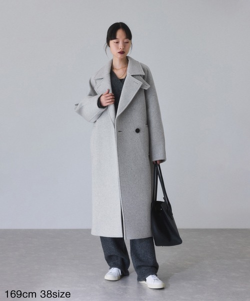 ADAM ET ROPE'（アダムエロペ）の「ウールボンディングラグランロング