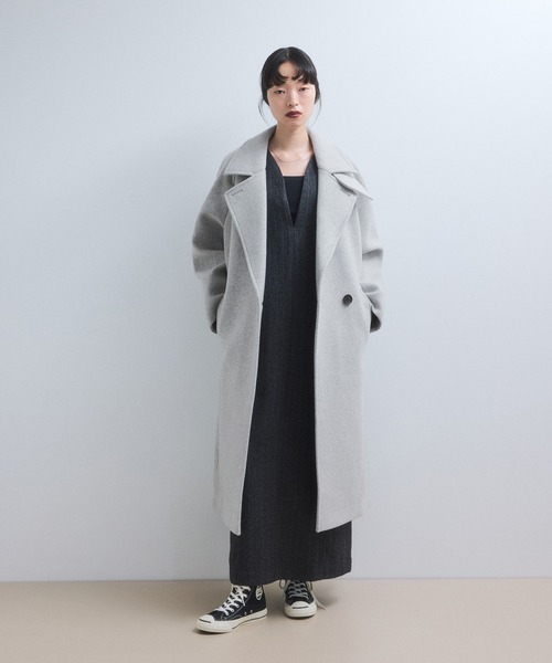 ADAM ET ROPE'（アダムエロペ）の「ウールボンディングラグランロング