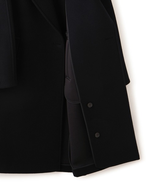 ウールボンディングラグランロングコート（ステンカラーコート）｜ADAM