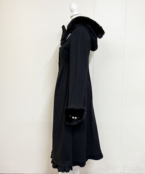 セール】りぼんタイ付きフードマキシコート（その他アウター）｜MA*RS