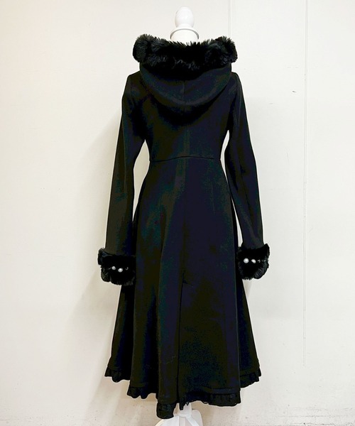 セール】りぼんタイ付きフードマキシコート（その他アウター）｜MA*RS