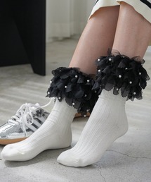 mili an deni | パール付きフリルソックス(ソックス/靴下)