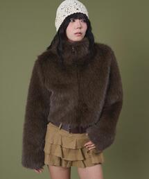 dispark | DISPARK/【25年秋冬新作】フェイクファーブルゾン(ブルゾン)