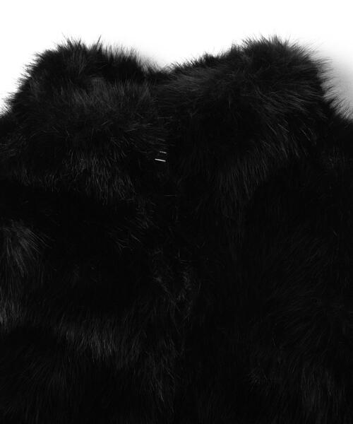 dispark（ディスパーク）の「DISPARK/フェイクファーブルゾン（ブルゾン・レディース・ブラック/ブラウン・FREE）」の22枚目の写真