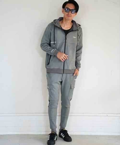 LUXE/R GOLF(ラグジュ ゴルフ)の「(RM)【LUXE/R GOLF】フェイク スエード サイドライン カーゴパンツ(カーゴパンツ・メンズ・グレー/ベージュ/ブラック・L/XL/M)」の20枚目の写真