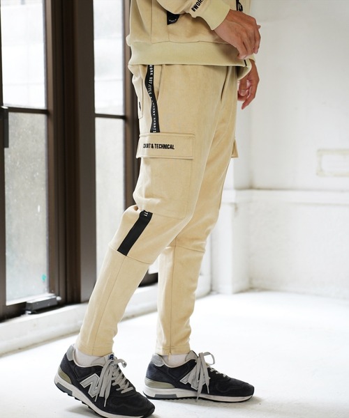 LUXE/R GOLF(ラグジュ ゴルフ)の「(RM)【LUXE/R GOLF】フェイク スエード サイドライン カーゴパンツ(カーゴパンツ・メンズ・グレー/ベージュ/ブラック・L/XL/M)」の17枚目の写真