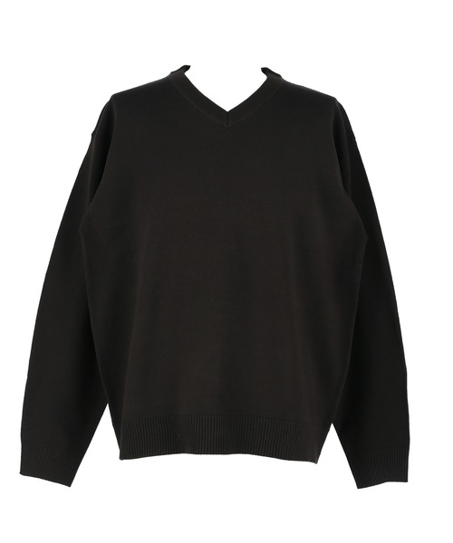 コットンタッチVネックニットトップス（ニット/セーター）｜coca（coca