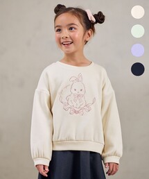 ANY | アニマル刺繍 裏シャギー トレーナー(スウェット)