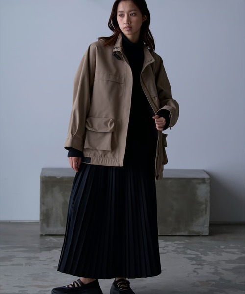 c/est(シーエ)の「c/est/シーエ EESTERA エスター プリーツ ロングスカート 秋物 秋服 2026年秋冬(スカート・レディース・ブラック/ブラウン・FREE)」の15枚目の写真